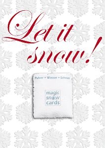 Let it snow! - Magic Snow Card