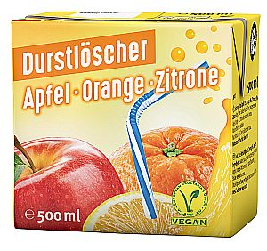 Wesergold Durstlöscher Apfel-Orange-Zitrone 500 ml 