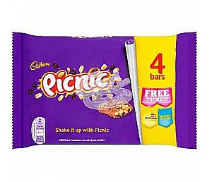 Cadbury Picnic 4er Pack 128 g 