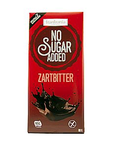 Frankonia Minus Z Zartbitter-Schokolade ohne Zuckerzusatz 80 g 