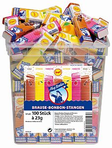 Frigeo Ahoj Brause Bonbon Stangen a 100 Stück a 23 g 