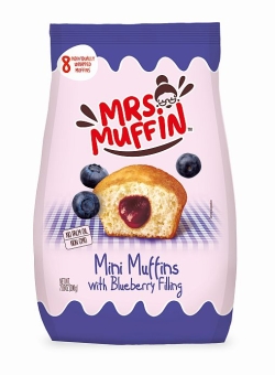 Mrs. Muffin Mini Muffins with Blueberry Filling 200 g  