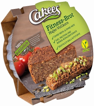 Cakees Fitness-Brot Hafer-Vollkorn 500 g 