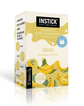 INSTICK Banane 12 Sticks a 2 g 