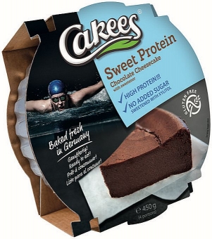 Cakees Sweet Protein Schoko-Quarkkuchen ohne Zuckerzusatz 450 g