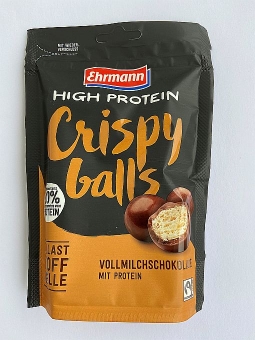 Ehrmann High Protein Crispy Balls Vollmilchschokolade 90 g