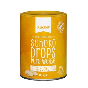 Xucker weiße Schoko-Drops 200 g