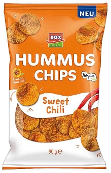 XOX Hummus Chips Sweet Chili 90 g 