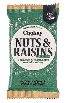 Chokay Nuss-Rosinen-Milchschokolade 85 g 