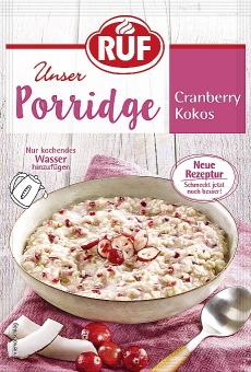RUF Porridge Cranberry Kokos 65 g