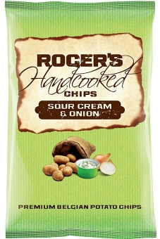 Roger`s Handcooked Chips Sour Cream & Onion 150 g