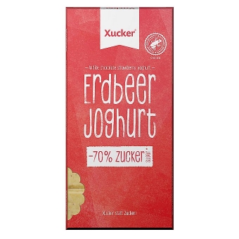 Xucker Erdbeer-Joghurt Schokolade 80 g 