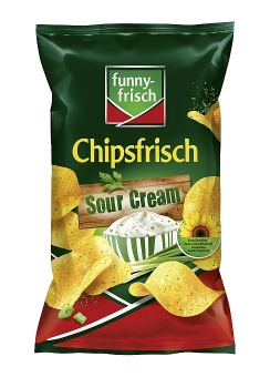funny-frisch Chipsfrisch Sour Cream & Wild Onion 175 g 