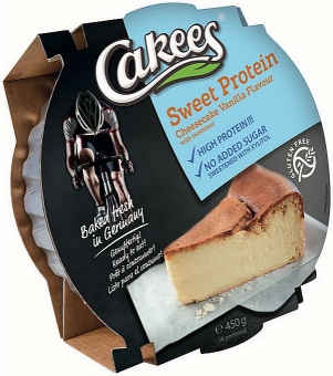 Cakees Sweet Protein Vanille Quarkkuchen ohne Zuckerzusatz 450 g
