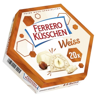 Ferrero Küsschen mit weißer Schokolade a 178 g 
