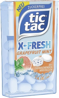 Tic Tac X-Fresh Grapefruit Mint zuckerfrei 16,4 g