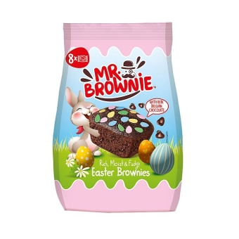 Mr. Brownie Easter Brownies 200 g| 8 Brownies mit buntem Osterdekor von Mr. Brownie