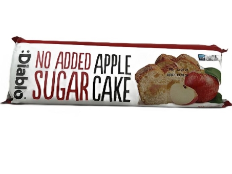 Diablo Apple Cake No Sugar Added 450 g | zuckerfreier Apfel-Kuchen von Diablo