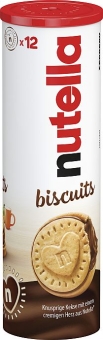 Nutella Biscuits Dose 166 g| Dose mit Keksen mit Nuss-Nougat-Creme-Füllung