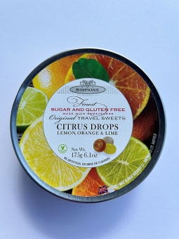 Simpkins Citrus Drops zuckerfrei 175 g