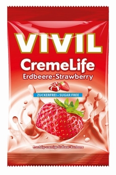 Vivil Creme Life Erdbeere ohne Zucker 110 g 