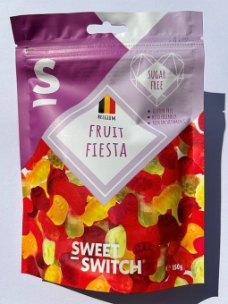 Sweet-Switch Fruit Fiesta zuckerfrei 150 g| zuckerfreies und glutenfreies Fruchtgummi von Sweet-Switch