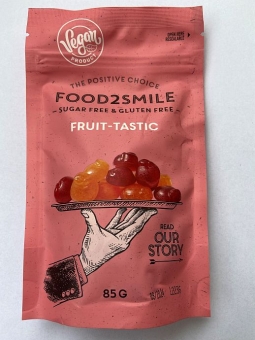 Food2Smile Fruchtgummi Fruit-Tastic zuckerfrei 85 g