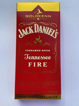 Jack Daniels Tennessee FIRE Goldkenn Schokolade 100 g