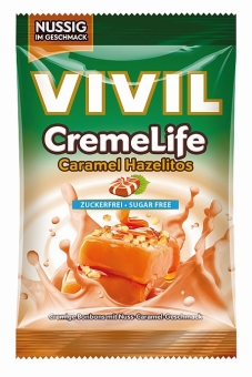 Vivil Creme Life Caramel Hazelitos ohne Zucker 110 g