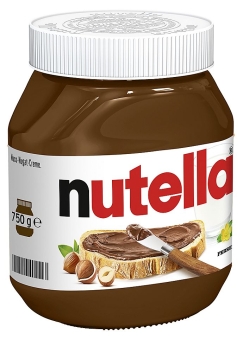 Nutella 750 g| Glas mit Nutella Nuss-Nougat-Creme