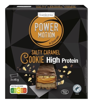 Frankonia Power Motion Salty Caramel Cookie Proteinriegel 3 x 45 g