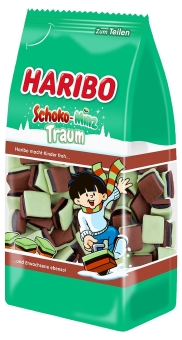 Haribo Schoko-Minz-Traum 300 g | Lakritz-Konfekt mit Kakao & Minze