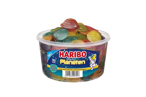 Haribo Starke Planeten 1200 g| Fruchtgummi, teilweise mit Colageschmack von Haribo