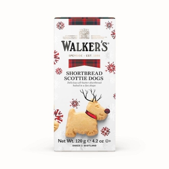 Walkers Festive Shortbread Scottie Dogs 120 g | schottisches Buttergebäck