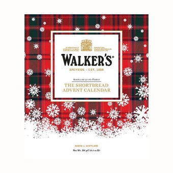 Walkers Shortbread Advent Calendar 294 g  | Adventskalender mit 6 Sorten Buttergebäck