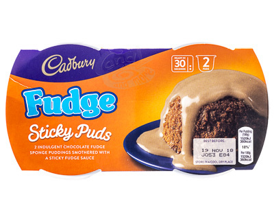 Cadbury Fudge Sticky Puds 2 x 95 g 