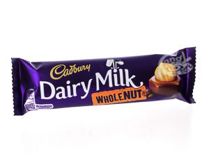 Cadbury Whole Nut Schokolade 45 g 