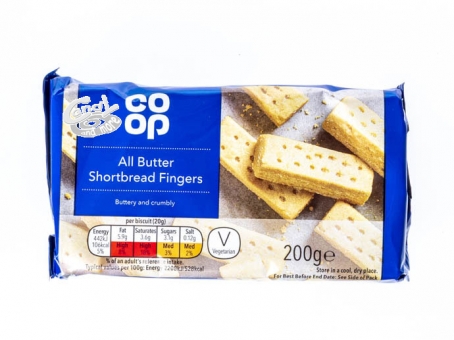 Co-op All Butter Shortbread Fingers 200 g 