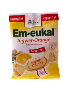Dr. C. Soldan Em-eukal Ingwer-Orange zuckerfrei 75 g 
