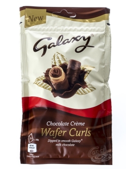 Galaxy Wafer Curls Chocolate Creme 90 g 