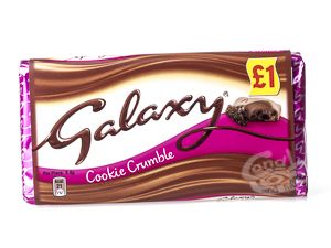 Galaxy Cookie Crumble Schokolade 114 g