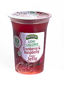 Hartley`s Cranberry & Raspberry Jelly Pot zuckerfrei 175 g 