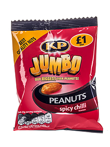 KP Jumbo Peanuts Spicy Chilli 65 g 