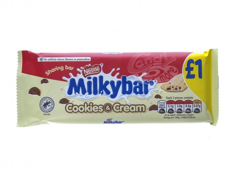 Nestlé Milkybar Cookies & Cream 90 g 