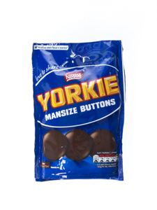 Yorkie Mansize Buttons 110 g 