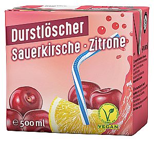 Wesergold Durstlöscher Sauerkirsche Zitrone 500 ml 