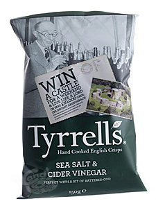 Tyrrells Chips Sea Salt & Cider Vinegar 40 g 