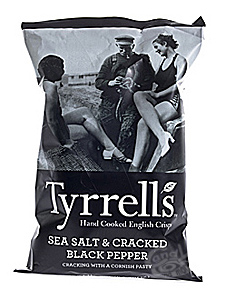 Tyrrells Chips Sea Salt & Black Pepper 150 g