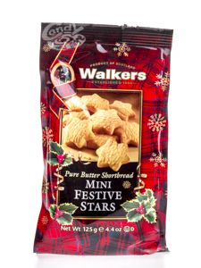 Walkers Mini Festive Stars 125 g 