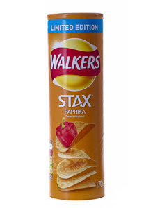 Walkers Stax Paprika 170 g 